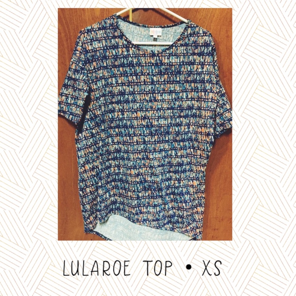 Lularoe Irma tunic multicolored pattern Women’s xs